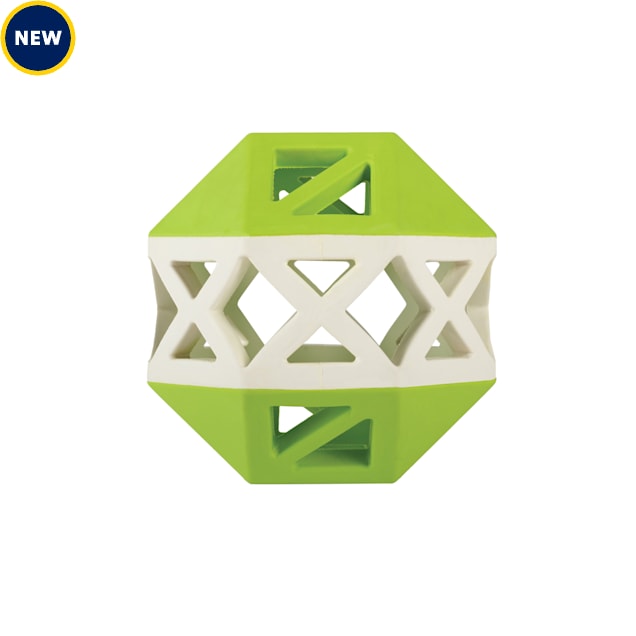 PetShop by Fringe Studio Lime/White This Is How I Roll Rubber Dog Toy - Carousel image #1