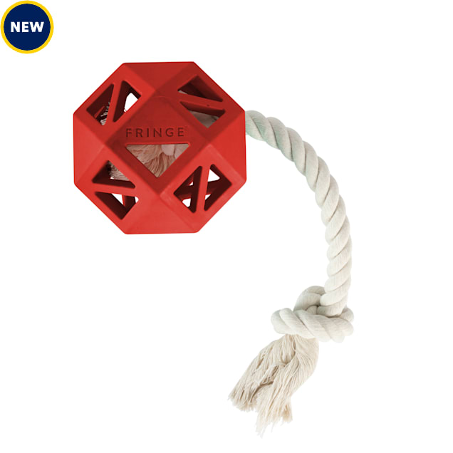 PetShop by Fringe Studio Red Pull My Way Rubber Dog Toy - Carousel image #1