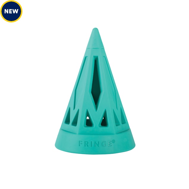 PetShop by Fringe Studio Turquoise You Cone Do It! Rubber Dog Toy - Carousel image #1