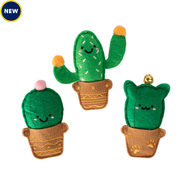 PetShop by Fringe Studio Cat-Us Friends Cat Toy, Small, Pack of 3 - Carousel image #1