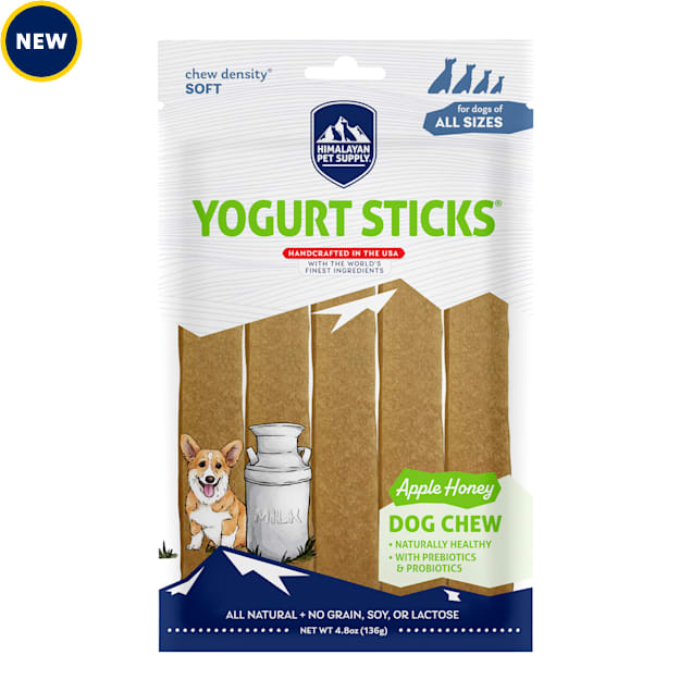Himalayan Dog Chew Apple & Honey Yogurt Sticks for Dogs, 4.8 oz. - Carousel image #1