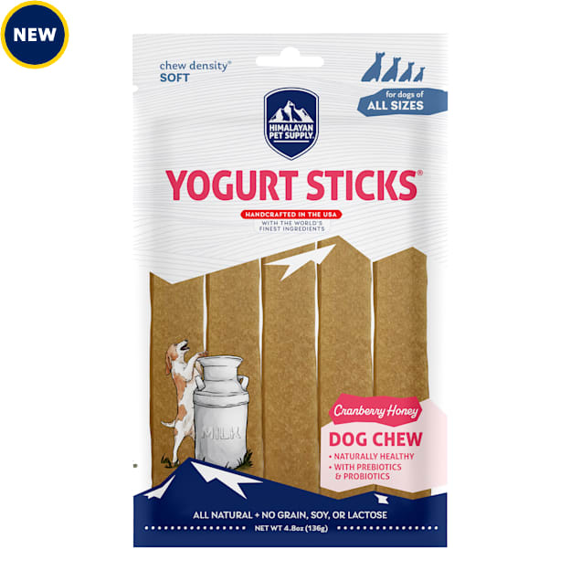Himalayan Dog Chew Cranberry & Honey Yogurt Sticks for Dogs, 4.8 oz. - Carousel image #1