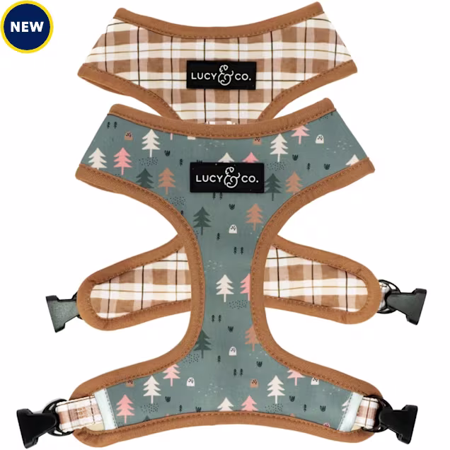 Lucy & Co. The Take a Hike Reversible Dog Harness, Medium - Carousel image #1