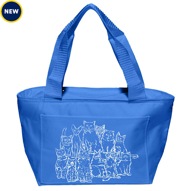 Zanden Cat Club Royal Blue Lunch Cooler - Carousel image #1