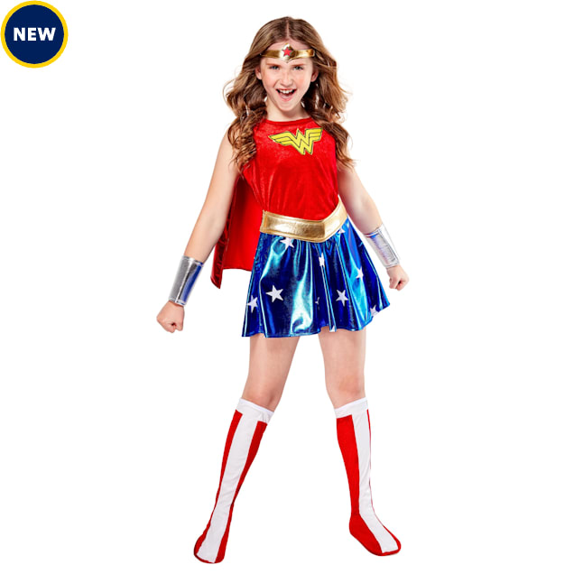 RUBIES DC Comics: Wonder Woman Kids Costume, Small - Carousel image #1