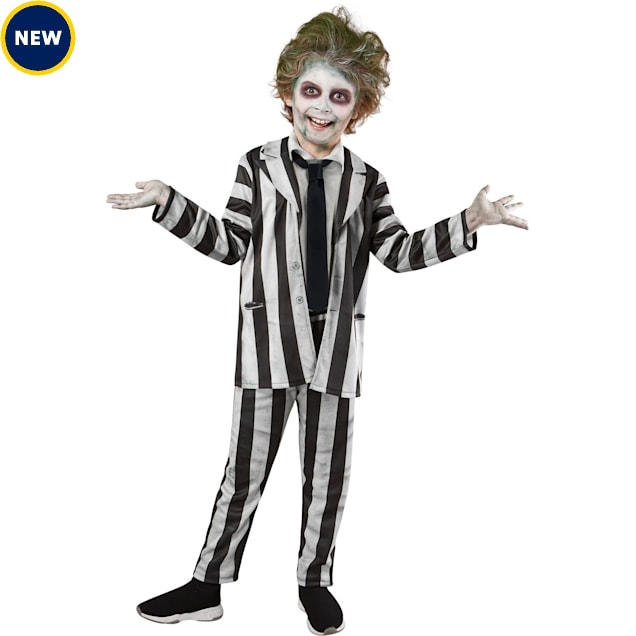 RUBIES Beetlejuice Beetlejuice: Beetlejuice Kids Costume, Small - Carousel image #1