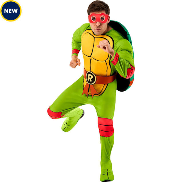 RUBIES Teenage Mutant Ninja Turtles: Raphael Deluxe Adult Costume, Medium - Carousel image #1