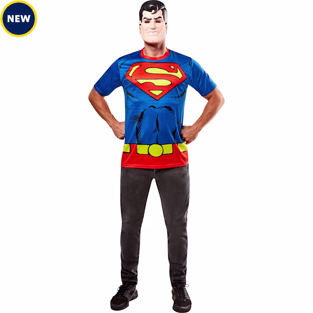 RUBIES DC Comics: Ben Cooper Superman Adult Costume, One Size Fits All - Carousel image #1