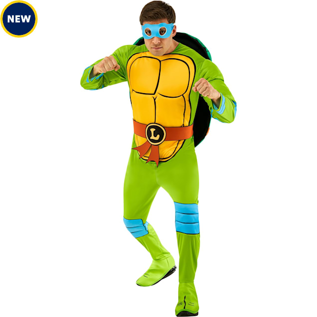 RUBIES Teenage Mutant Ninja Turtles: Leonardo Deluxe Adult Costume, Medium - Carousel image #1