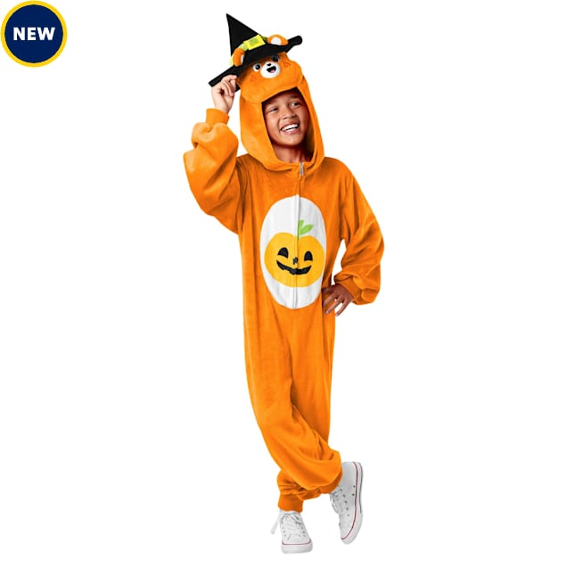 RUBIES The Carebears: Trick or Treat Bear Kids Zipsters Costume, X-Small - Carousel image #1