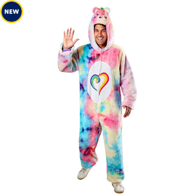 RUBIES The Carebears: Togetherness Bear Adult Zipsters Costume, Multi-Color, Small/Medium - Carousel image #1