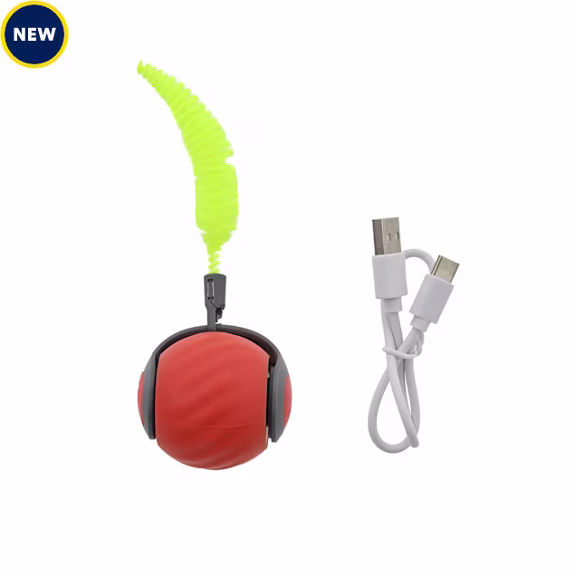 Max & Marlow Electronic Bouncing Ball Cat Toy, Small - Carousel image #1