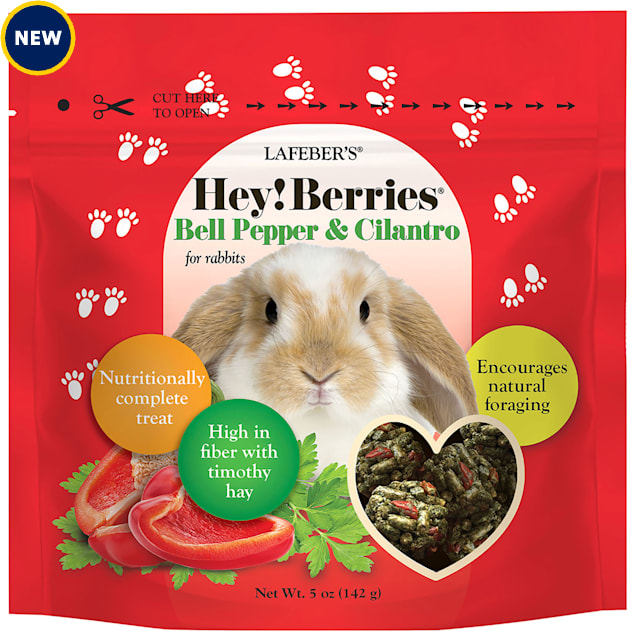 Lafeber's Hey!Berries Bell Pepper & Cilantro Treats for Rabbits, 0.313 lbs. - Carousel image #1