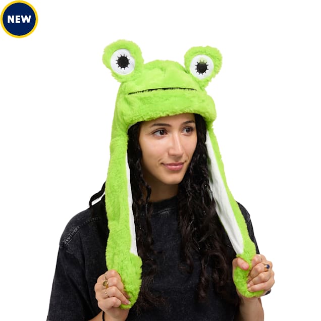 Petco Interactive Pop-Up Frog Eyes Hat, One Size - Carousel image #1