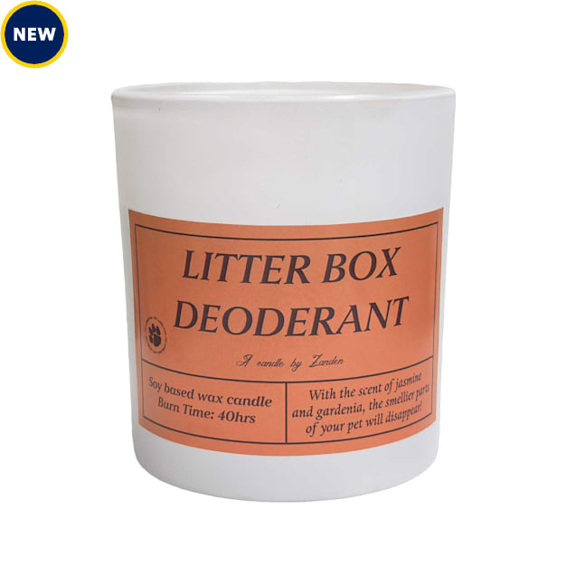Zanden Litter Box Deodorant Candle, Jasmine Gardenia Scent - Carousel image #1