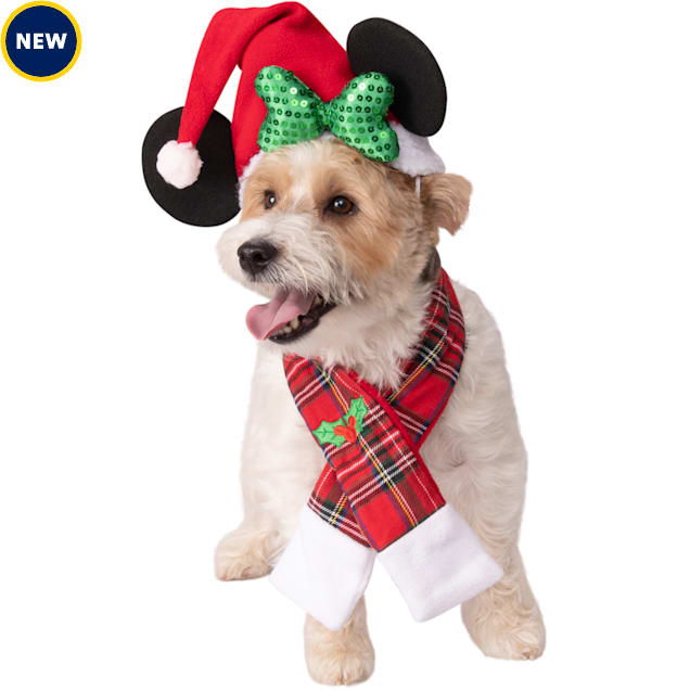 RUBIES Mickey Ear Santa Hat for Dogs, Red, Small/Medium - Carousel image #1