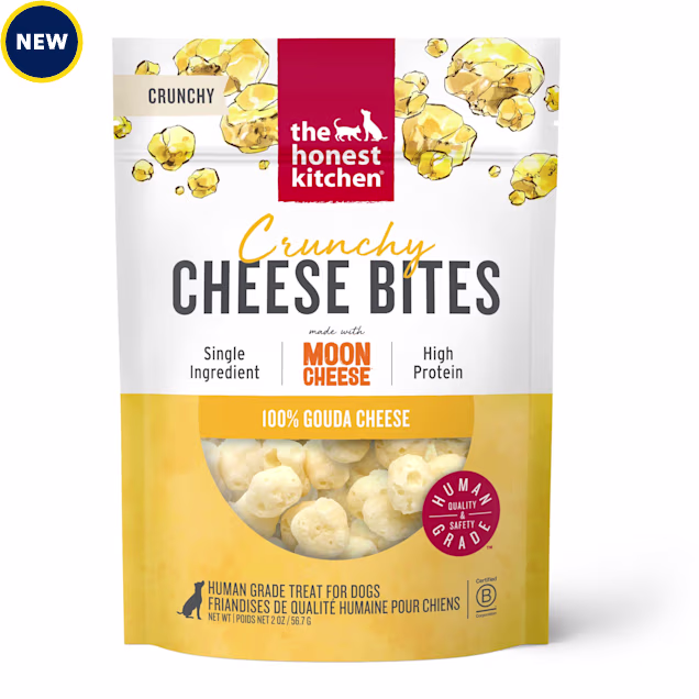 The Honest Kitchen Cheese Bites Gouda Recipe Dog Treats, 2 oz. - Carousel image #1
