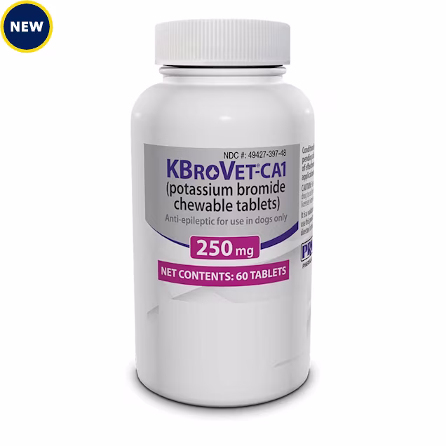KBroVet-CA1 Chewable Tablets 250 mg, 60 Count - Carousel image #1