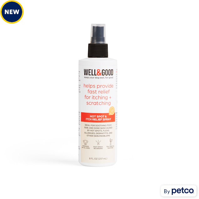 Well & Good Hot Spot & Itch Relief Dog Spray, 8 fl. oz. Petco
