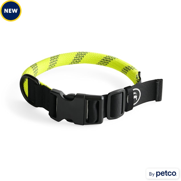 Backcountry x Petco Tan and Yellow Rope Dog Collar Medium Petco