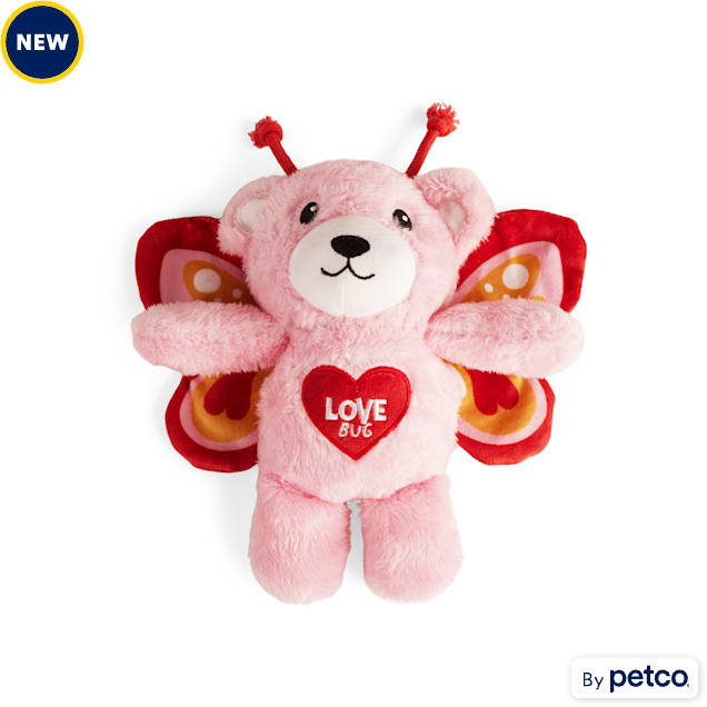 Teddy deals dog toy