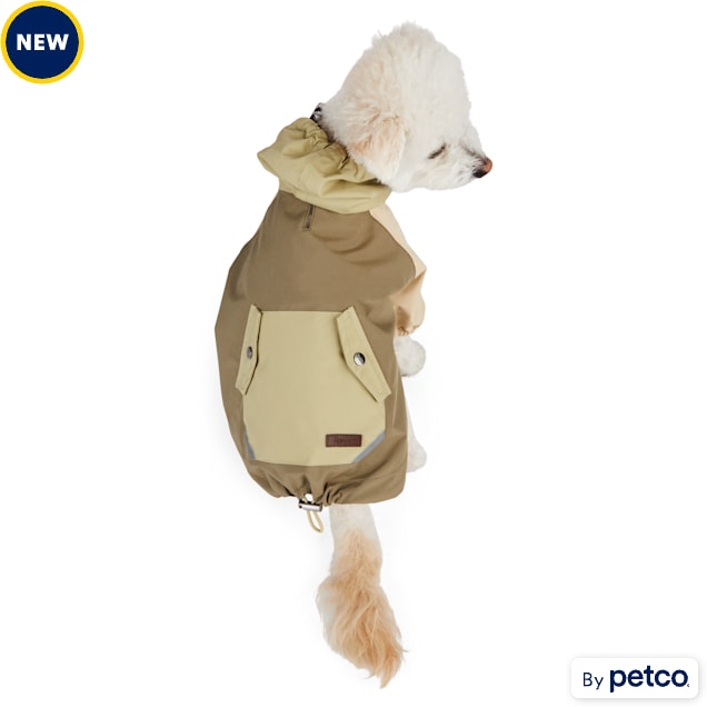 Reddy Olive Lightweight & Weatherproof Dog Jacket XS