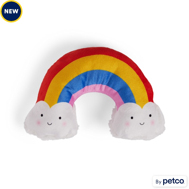 Petco Plush Rainbow Dog Toy Medium Petco