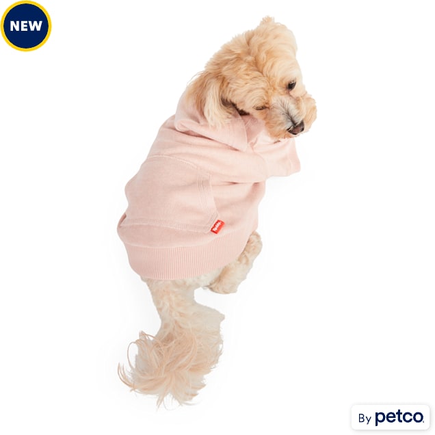 Reddy ZipUp Hoodie for Dogs, Large, Pink Petco