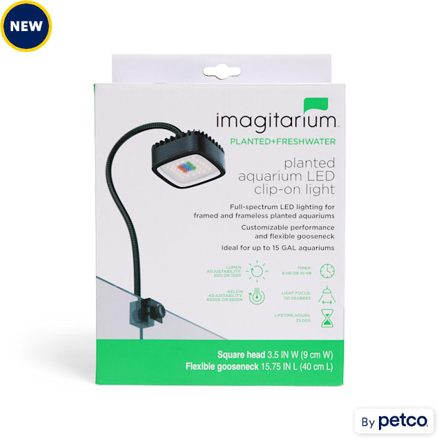 Imagitarium Planted Aquarium LED Clip on Light Petco