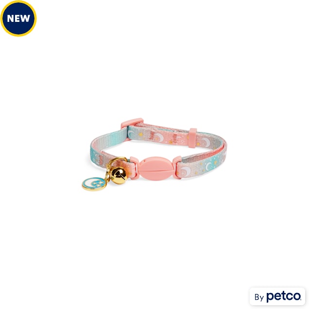 YOULY Star and Moon Kitten & Cat Collar, Small/Medium - Carousel image #1