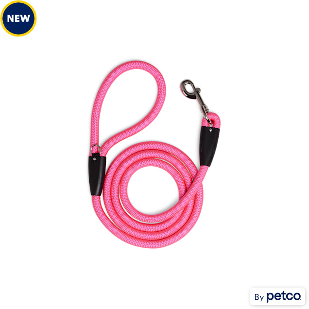 YOULY 6 ft Pink Rope Dog Leash One Size Fits All