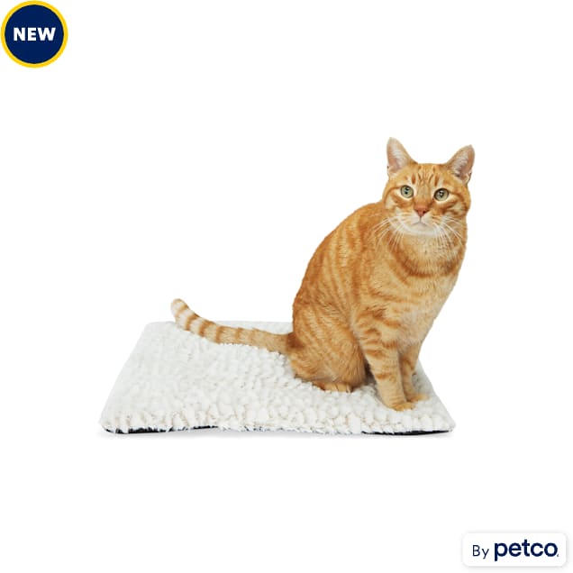 EveryYay Cream SelfWarming Cat Bed, 18" L X 18" W X 0.75" H Petco