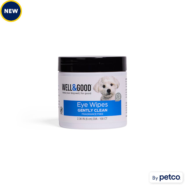 Well Good Dog Eye Wipes Tear Stain Remover 100 Count