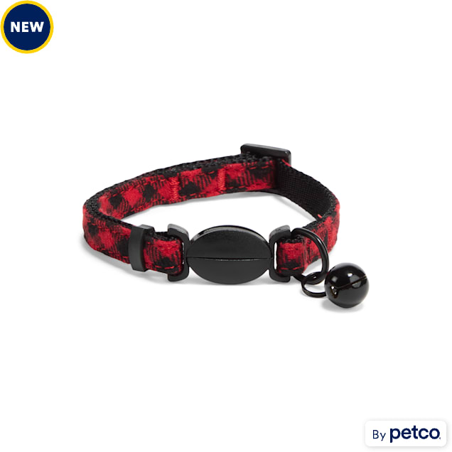 Buffalo plaid cat collar clearance