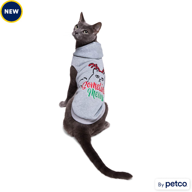 Merry Makings Merry Hoodie for Cats X Small Grey