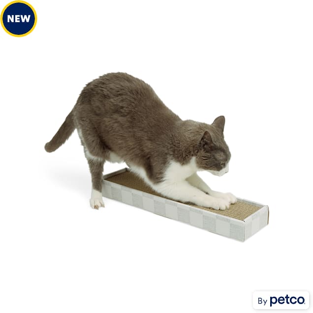 EveryYay Singlewide Cardboard Scratch for Cats Plaid 1.75 H