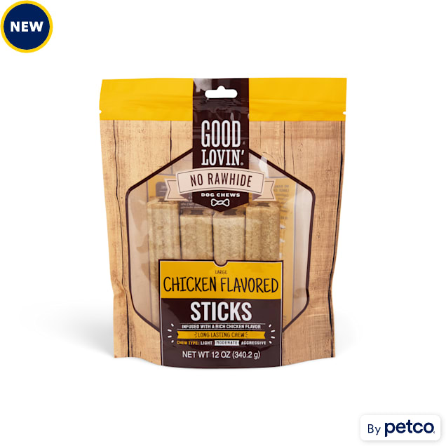 Good Lovin' Large Chicken Stick Dog Chews, 12 oz. - Carousel image #1