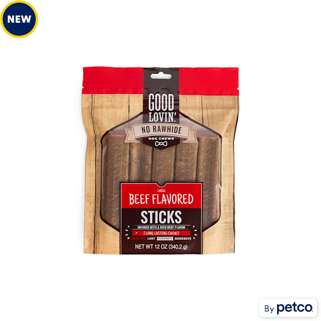 Good Lovin' Large Beef Stick Dog Chews, 12 oz. - Carousel image #1