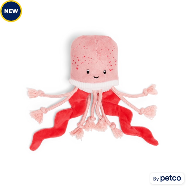 Started As A Bottle Jellyfish Plush Dog Toy, Small - Carousel image #1