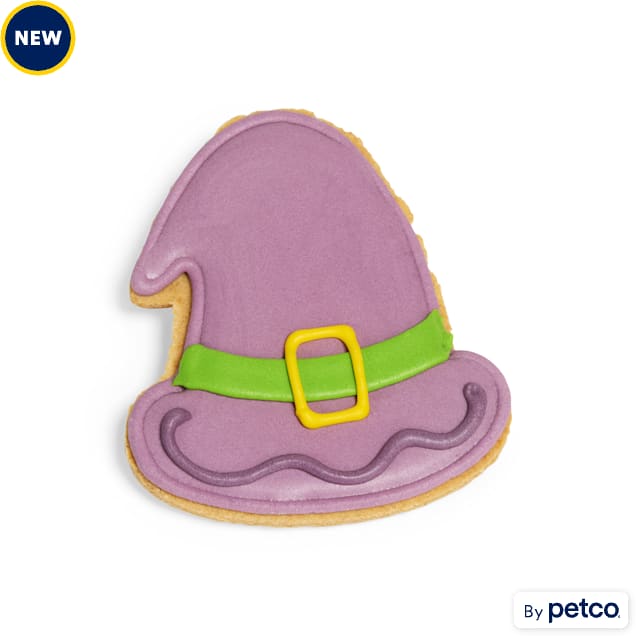 Bootique Witch Hat Shaped Cookie Treat for Dogs, 2.12 oz - Carousel image #1