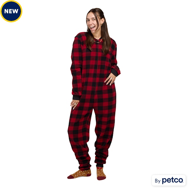 Merry Makings Buffalo Check Pajamas for Adults, Small/Medium - Carousel image #1