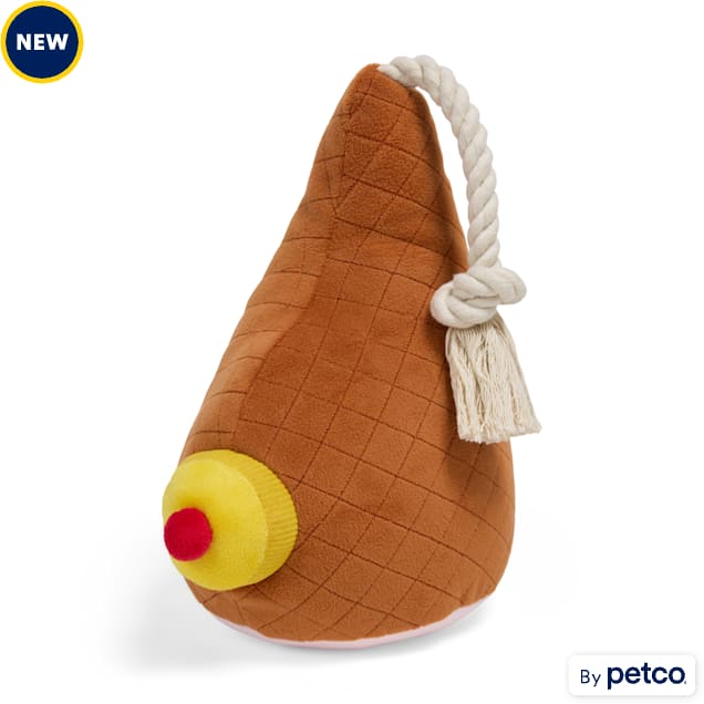 Merry Makings Ham Plush Rope Dog Toy, X-Large - Carousel image #1