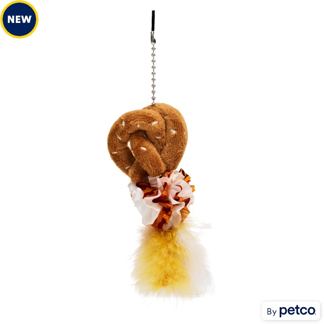 Merry Makings Pretzel Mix & Match Cat Teaser Toy Attachment, X-Small - Carousel image #1