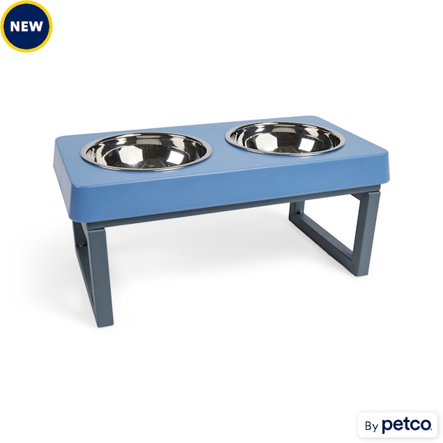 EveryYay Foldable Elevated Double Diner Cat Bowl, 1.25 Cups - Carousel image #1