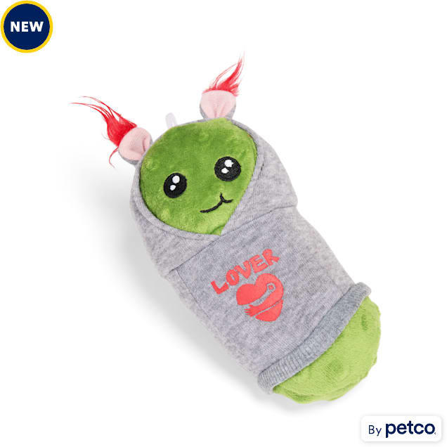YOULY Valentine's Pickle Plush Dog Toy, Small - Carousel image #1