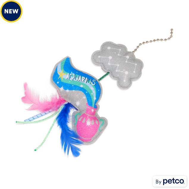 YOULY Aquarius Mix & Match Teaser Attachment Cat Toy, Small - Carousel image #1