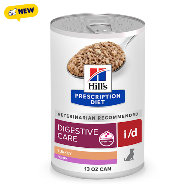 Hill's Prescription Diet i/d Digestive Care with Turkey Wet Puppy Food, 13 oz., Case of 12 - Carousel image #1
