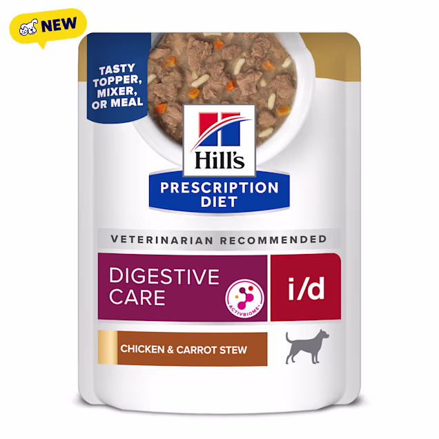 Hill's Prescription Diet i/d AB+ Chicken & Vegetable Stew Wet Dog Food, 2.8 oz., Case of 24 - Carousel image #1