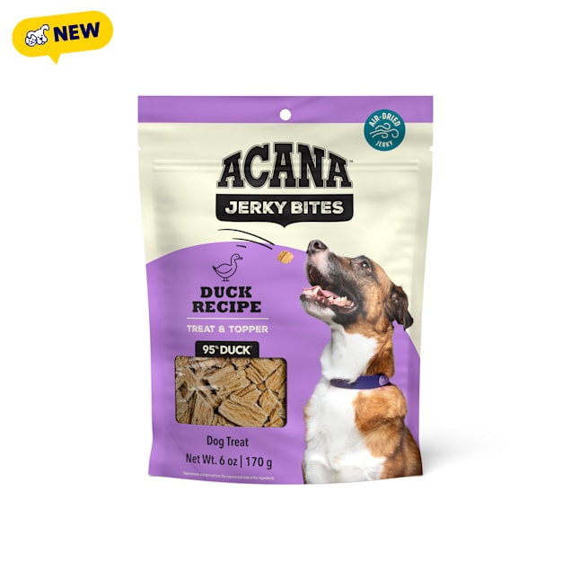 ACANA Duck Recipe Jerky Bites Dog Treats, 6 oz. - Carousel image #1