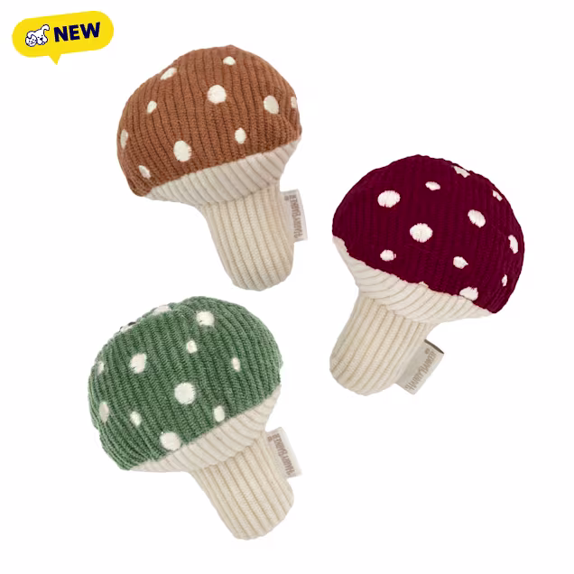 Harry Barker Mushroom Cat Toy, Small, Pack of 3 - Carousel image #1